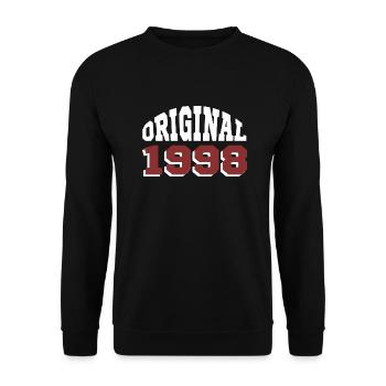 Original 1998 - Unisex Sweatshirt - black - Front - Alina (178cm) & Michal (187cm)