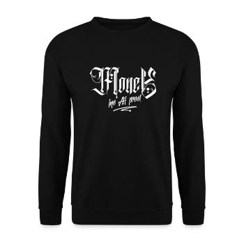 Money Mi Ah Pree Dancehall Reggae - Unisex Sweatshirt - black - Front - Alina (178cm) & Michal (187cm)