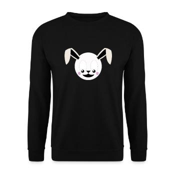 Hase - Unisex Pullover - Schwarz - Vorne - Alina (178cm) & Michal (187cm)