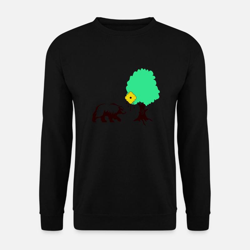 bär honig - Unisex Pullover - Schwarz