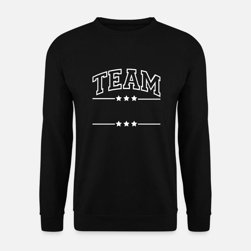 Team - your name - customizable - Unisex Sweatshirt - black