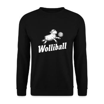 Volleyball Beach Volleyball Sports Volleyball Players - Unisex Sweatshirt - black - Front - Alina (178cm) & Michal (187cm)