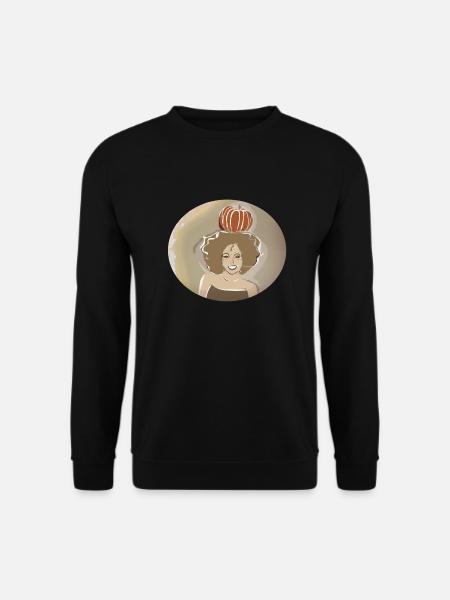 Courge d’automne - Sweat-shirt Unisexe - noir