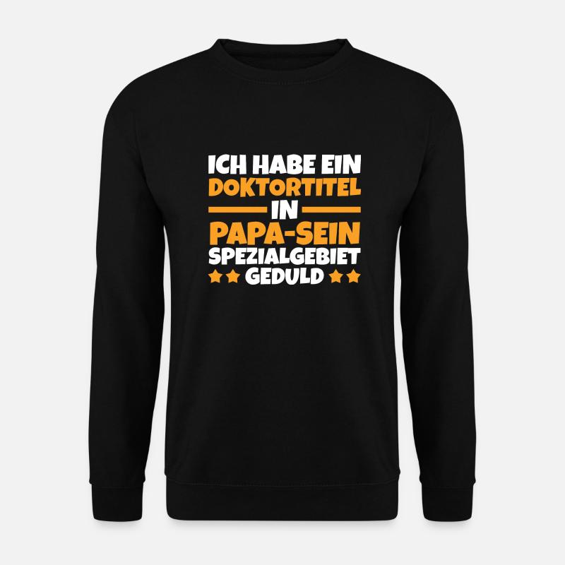 Father Dad - Unisex Sweatshirt - black