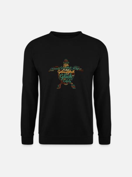 Erfolg Schildkröte Schema Firenze - Unisex Pullover - Schwarz
