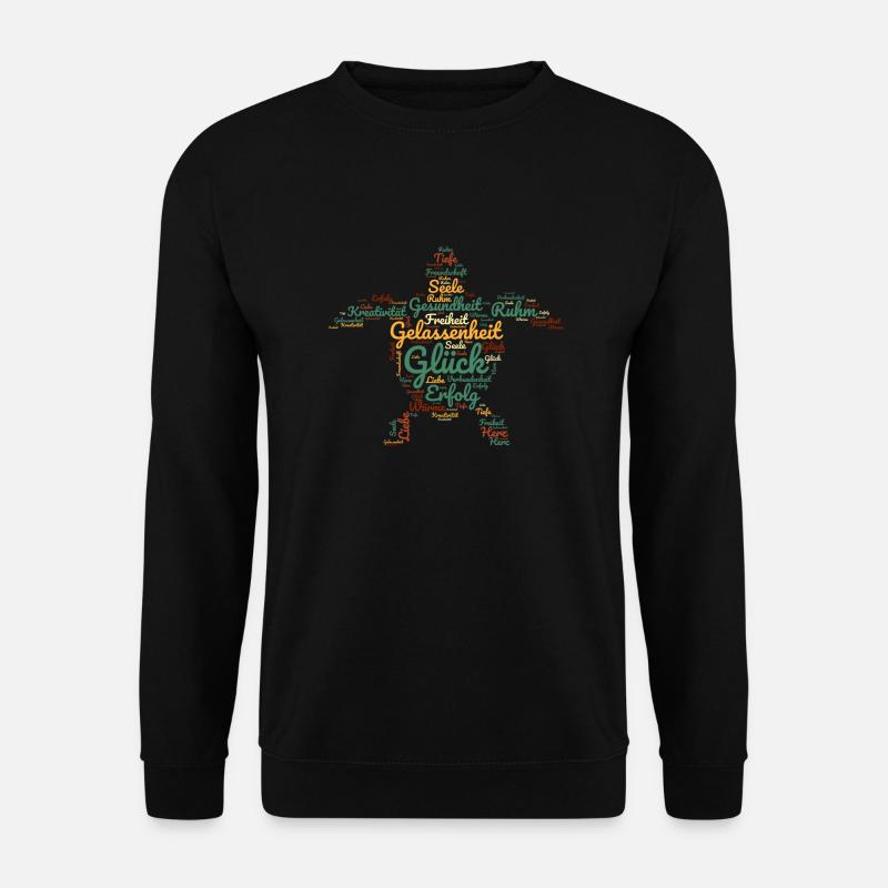 Erfolg Schildkröte Schema Firenze - Unisex Pullover - Schwarz