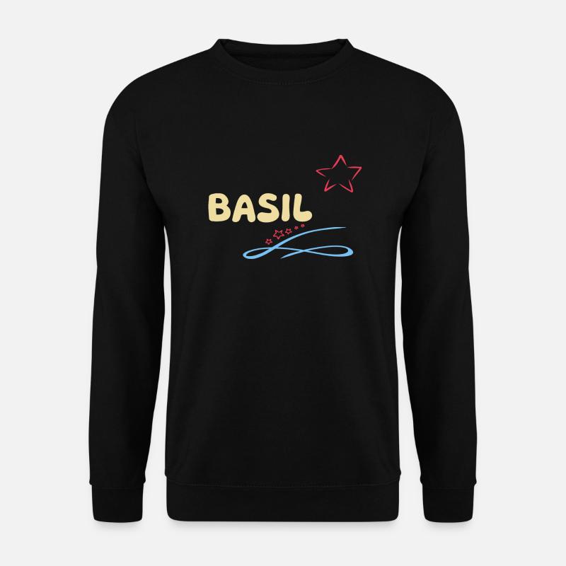 Geschenk Basil - Unisex Pullover - Schwarz