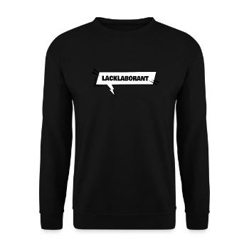 Geschenk für Lacklaborant - Unisex Pullover - Schwarz - Vorne - Alina (178cm) & Michal (187cm)