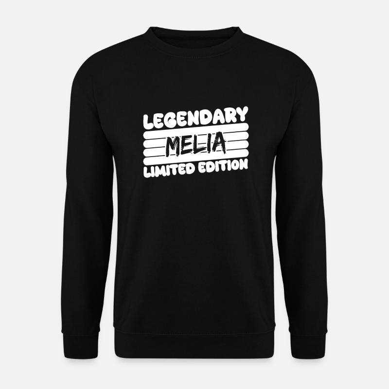 Melia comme nom - Sweat-shirt Unisexe - noir