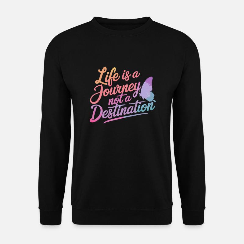 Schmetterling Monarchfalter Bunt Schmetterlinge - Unisex Pullover - Schwarz