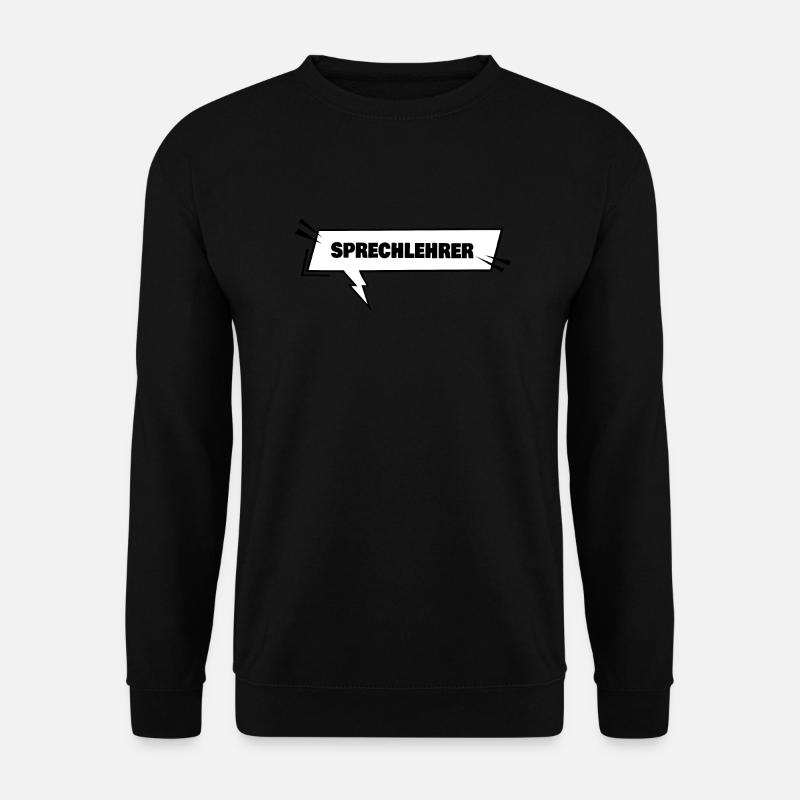 Sprechlehrer - Unisex Pullover - Schwarz