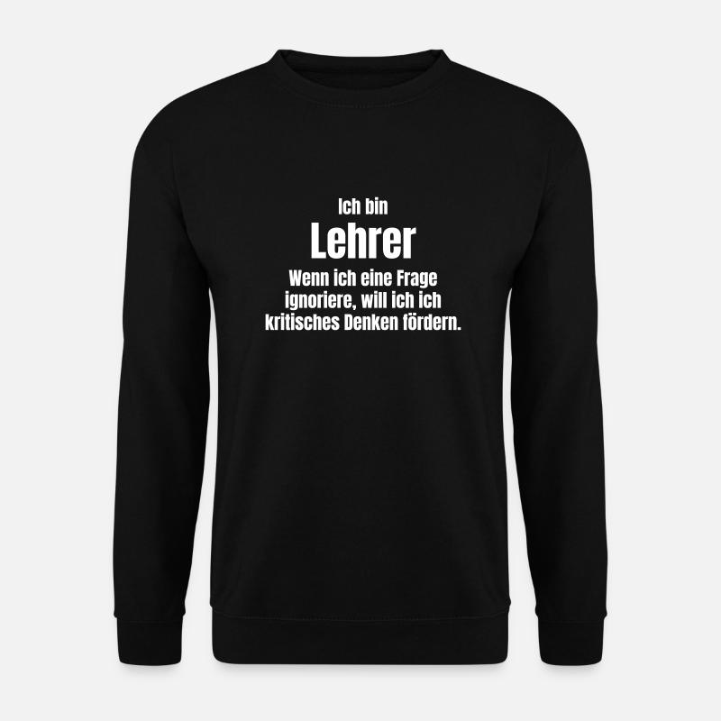 Lehrer - Unisex Pullover - Schwarz