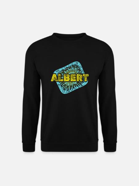 Albert als Freizeit - Unisex Pullover - Schwarz