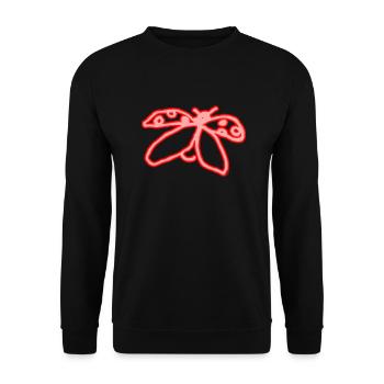 Coccinelle néon - Sweat-shirt Unisexe - noir - Devant - Alina (178cm) & Michal (187cm)