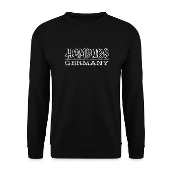 Hambourg - Sweat-shirt Unisexe - noir - Devant - Alina (178cm) & Michal (187cm)