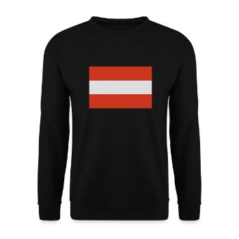 oesterreich - Unisex Sweatshirt - black - Front - Alina (178cm) & Michal (187cm)