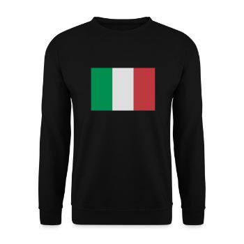 italien - Unisex Sweatshirt - black - Front - Alina (178cm) & Michal (187cm)