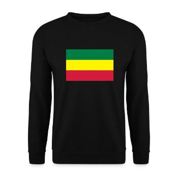Reggae - Unisex Sweatshirt - black - Front - Alina (178cm) & Michal (187cm)