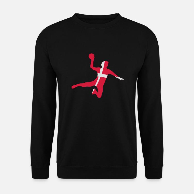 handball dänemark - Unisex Pullover - Schwarz