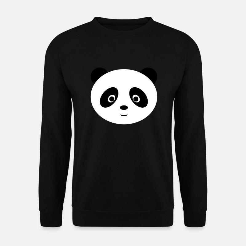 Panda doux - Sweat-shirt Unisexe - noir