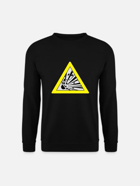 Trafic signe explosion - Sweat-shirt Unisexe - noir