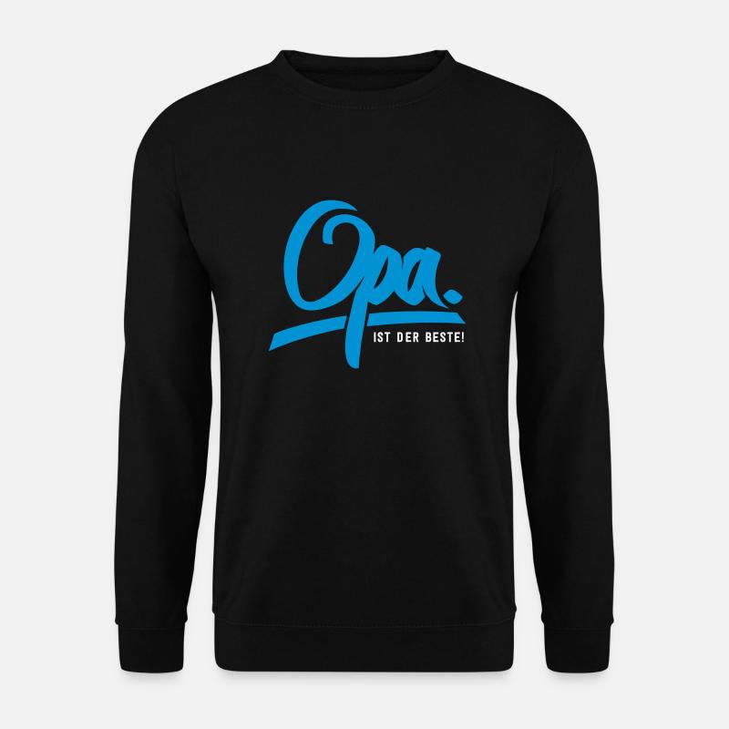 Opa ist der Beste - Unisex Pullover - Schwarz