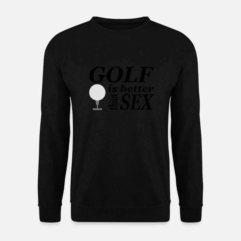 golf - Unisex Pullover - Schwarz