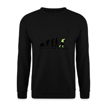 evolution_angler_042013_a_2c - Sweat-shirt Unisexe - noir - Devant - Alina (178cm) & Michal (187cm)