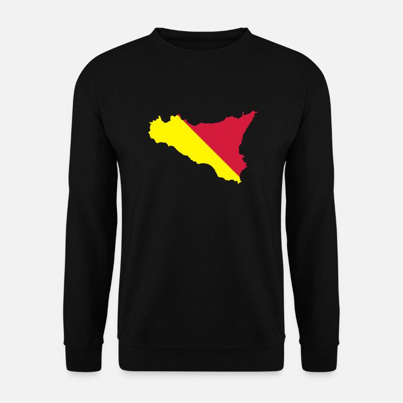 Sizilien - Unisex Pullover - Schwarz