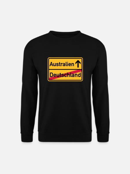 Australien - Unisex Pullover - Schwarz