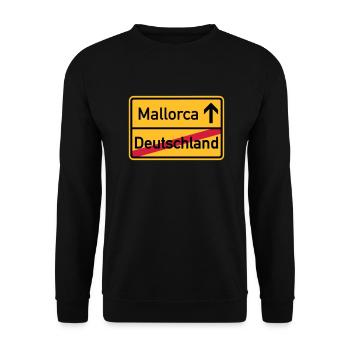 Mallorca - Unisex Pullover - Schwarz - Vorne - Alina (178cm) & Michal (187cm)