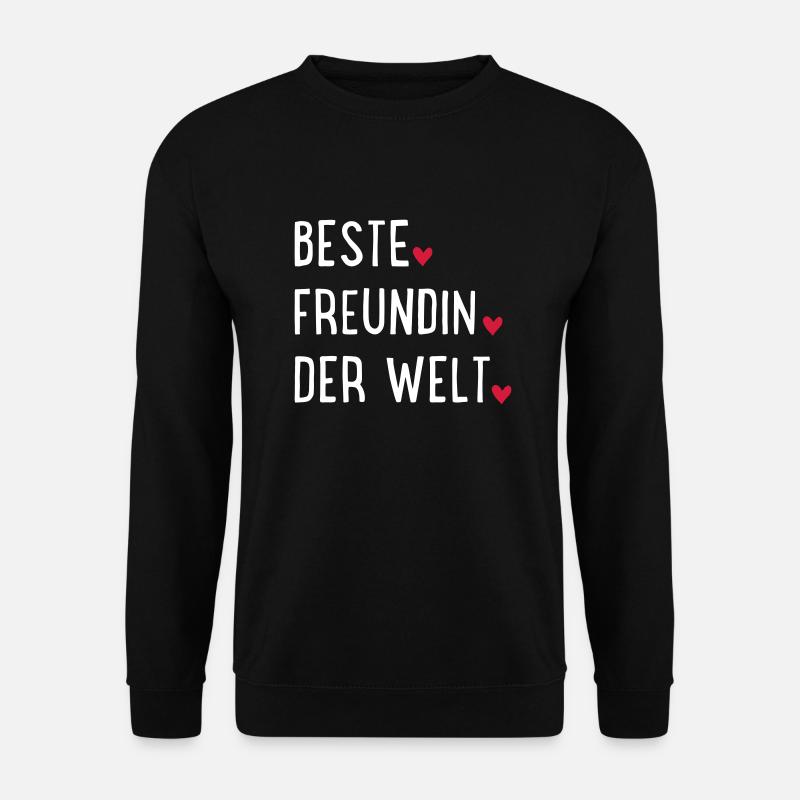 Beste Freundin der Welt - Unisex Pullover - Schwarz