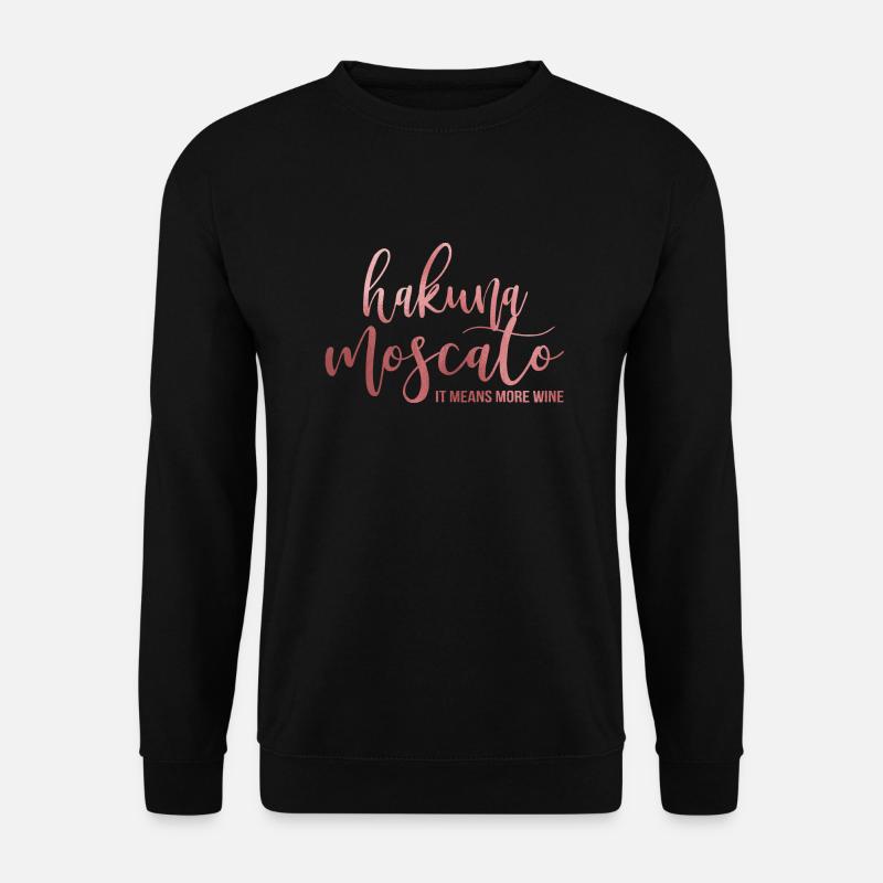 Wine - Unisex Pullover - Schwarz