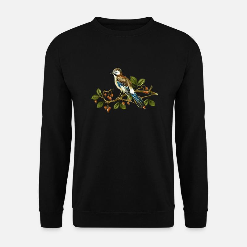 Eichelhäher - Unisex Pullover - Schwarz