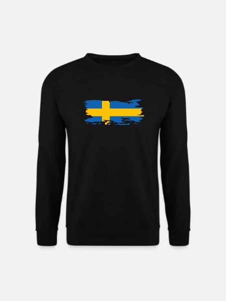 Schweden Flagge Skandinavien - Unisex Pullover - Schwarz