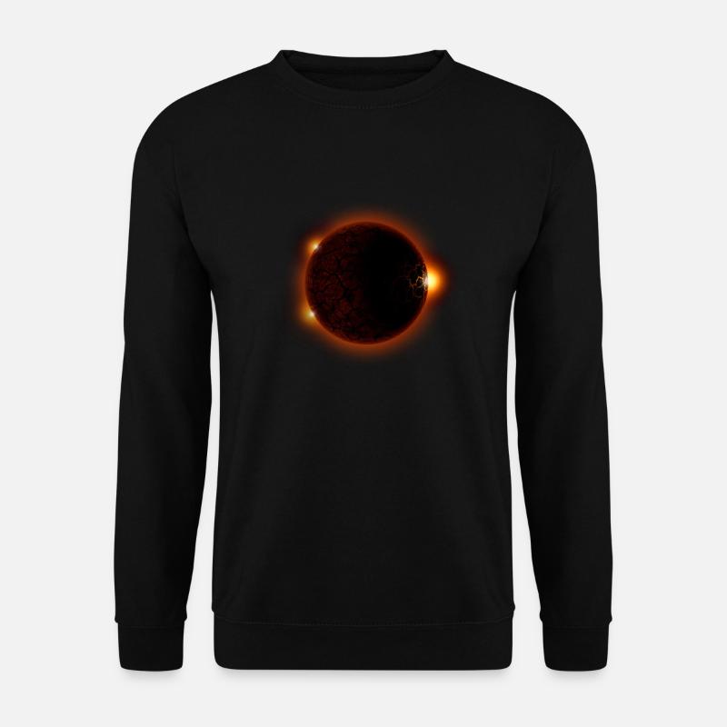 Solar eclipse - solar eclipse - Unisex Sweatshirt - black