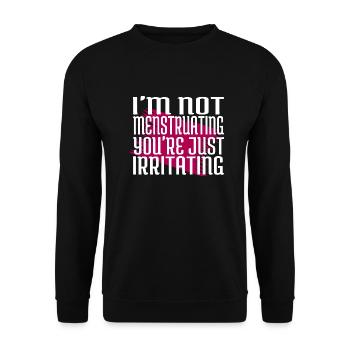 sexy social movement womens march womens face - Unisex Sweatshirt - black - Front - Alina (178cm) & Michal (187cm)