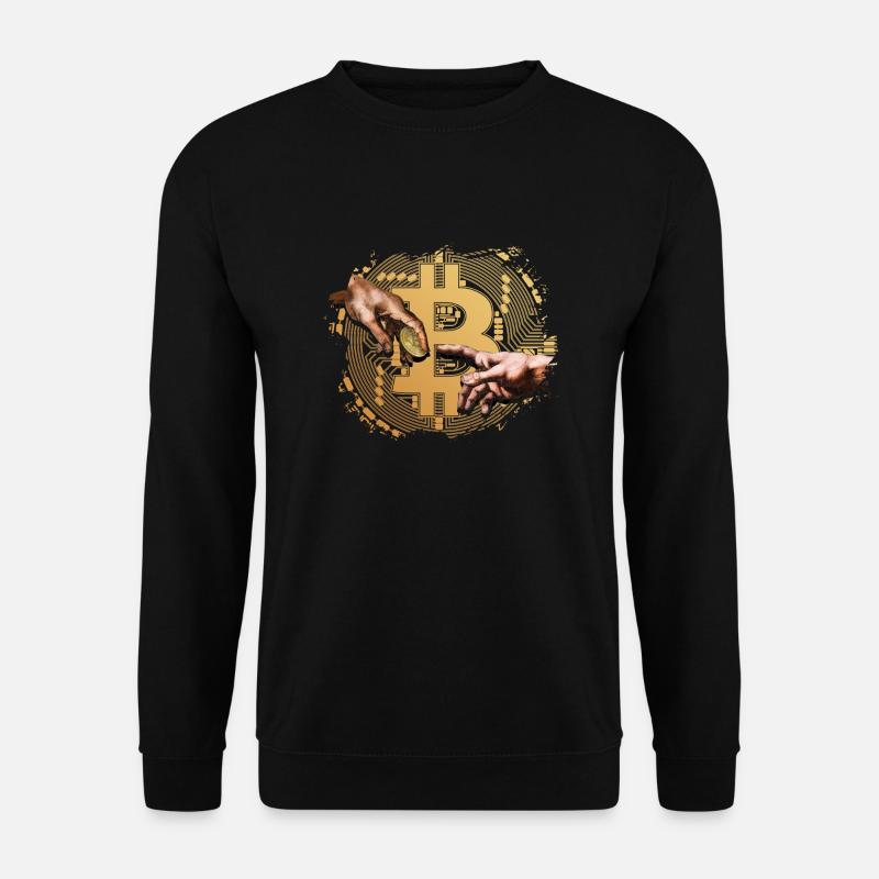Geben Von Bitcoin - Unisex Pullover - Schwarz