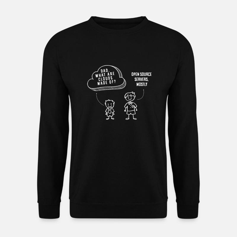 Cybersecurity-Ingenieur Helpdesk Support Funny - Unisex Pullover - Schwarz