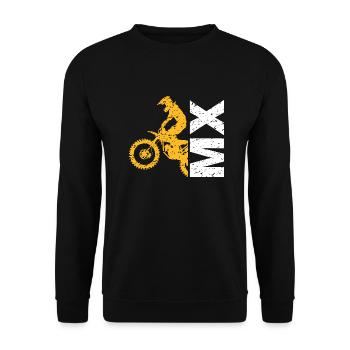 MX Motocross Motorrad - Sweat-shirt Unisexe - noir - Devant - Alina (178cm) & Michal (187cm)