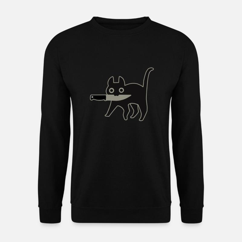 GattoColtello_Black - Unisex Pullover - Schwarz