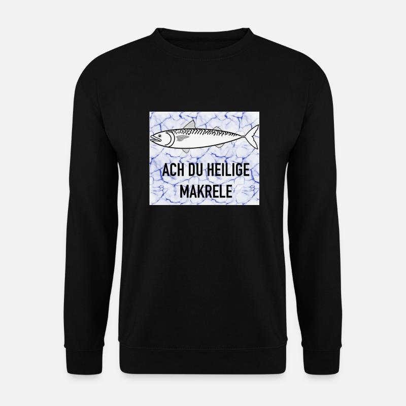 Heilige Makrele - Unisex Pullover - Schwarz