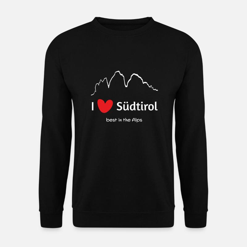 Südtirol (white) - Unisex Pullover - Schwarz