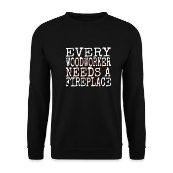 Woodworker Hobbyists Sabrina Carpenter Tshirts - Unisex Sweatshirt - black - Front - Alina (178cm) & Michal (187cm)