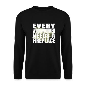 americas funny carpenter quotes jokes - Unisex Pullover - Schwarz - Vorne - Alina (178cm) & Michal (187cm)