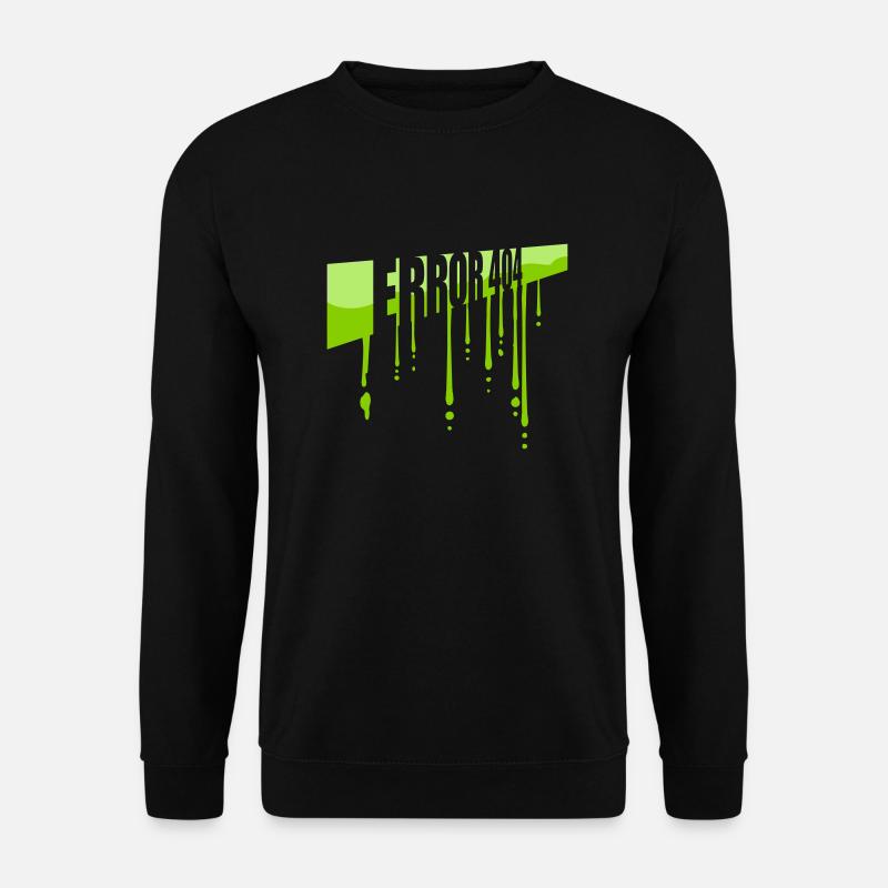 Mucus Drops Error 404 - Unisex Sweatshirt - black