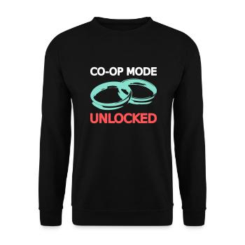 Marriage Marriage Wife Husband Multiplayer Koop 1 - Unisex Sweatshirt - black - Front - Alina (178cm) & Michal (187cm)
