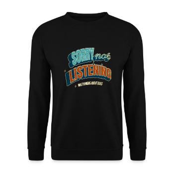 beagle gifts beagle lovers love statement - Unisex Sweatshirt - black - Front - Alina (178cm) & Michal (187cm)
