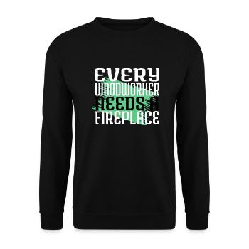 carpenter funny carpenter wood john carpenter - Unisex Pullover - Schwarz - Vorne - Alina (178cm) & Michal (187cm)