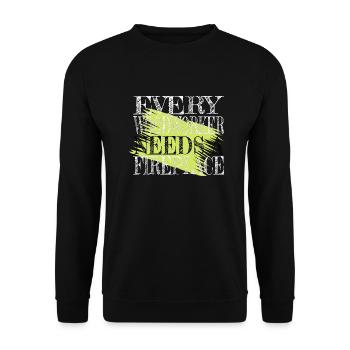 carpenter saw chop wood carpentry lumberman - Unisex Sweatshirt - black - Front - Alina (178cm) & Michal (187cm)